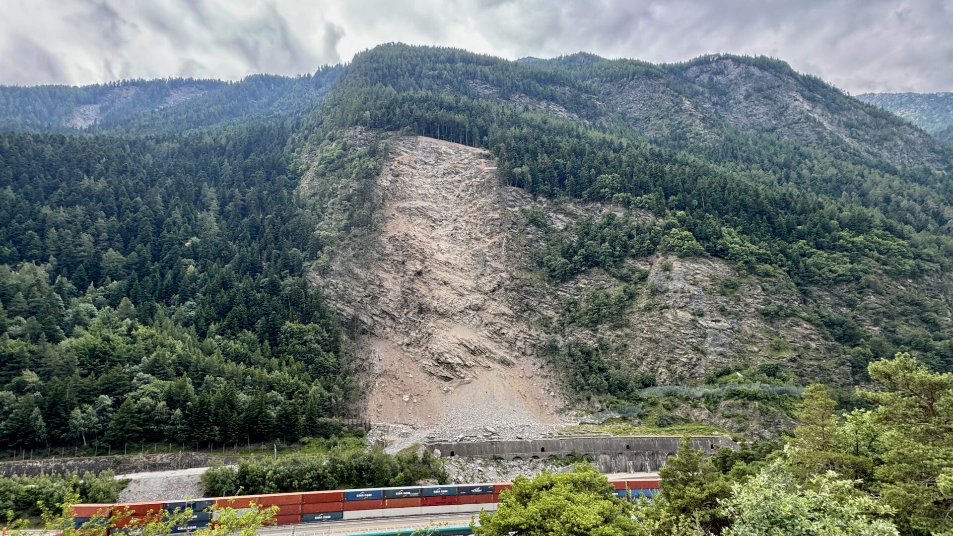 Eboulement la Praz été 2023