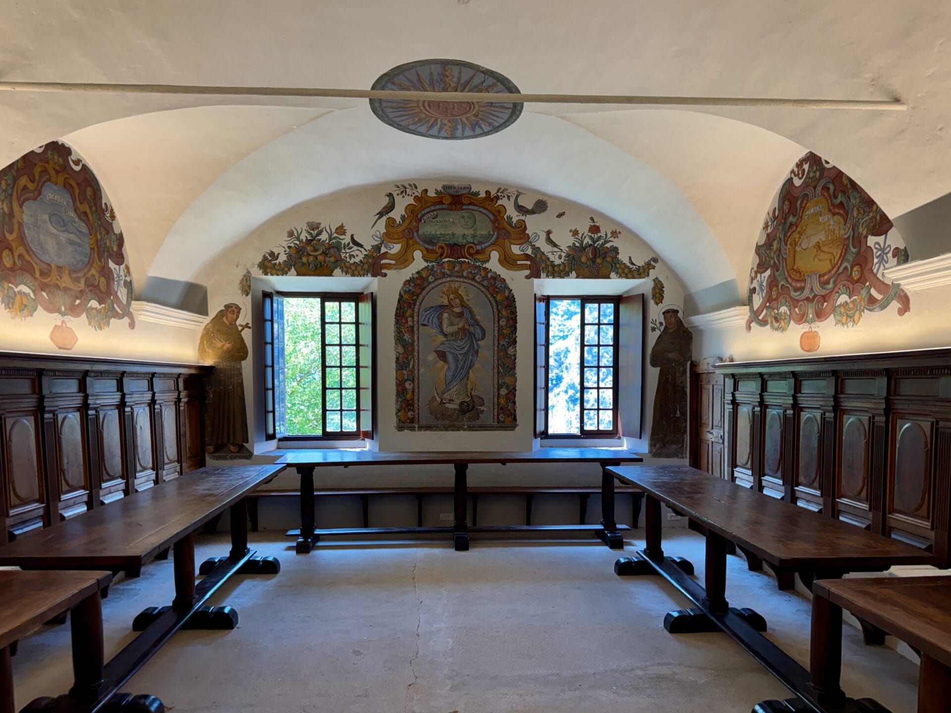 Réfectoire monastère Saorge